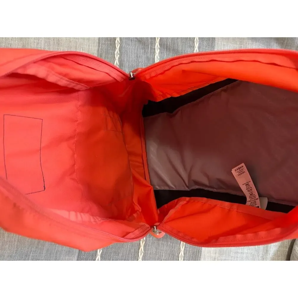 Jansport Coral and Black Backpack Excellent Used Condition